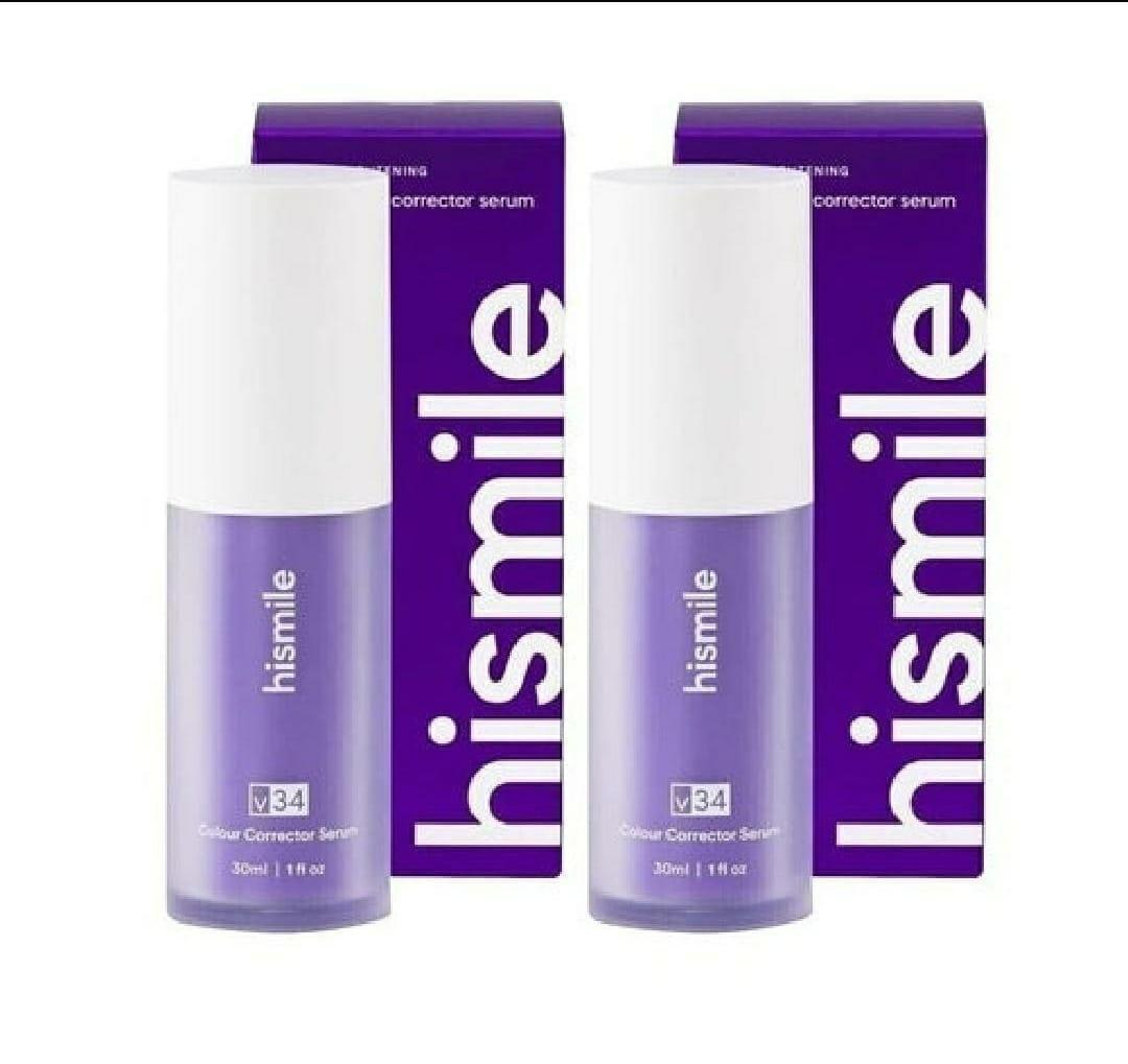 V34 Color Corrector Serum - purple toothpaste