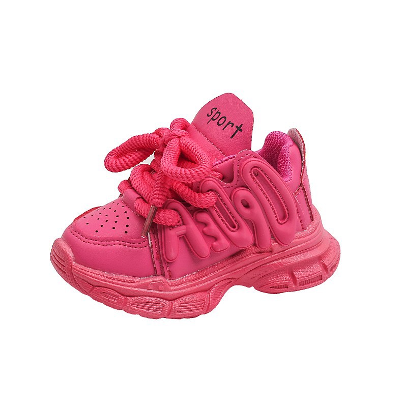 Fall 2023 new children's sneaker Internet celebrity girl's daddy shoes boys children's shoes student shoes batch - Image 3